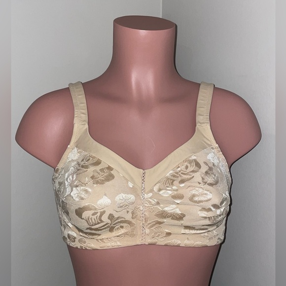 Wacoal Other - Wacoal Awareness Full Figure Seamless Wire Free Bra Sand Size 38D